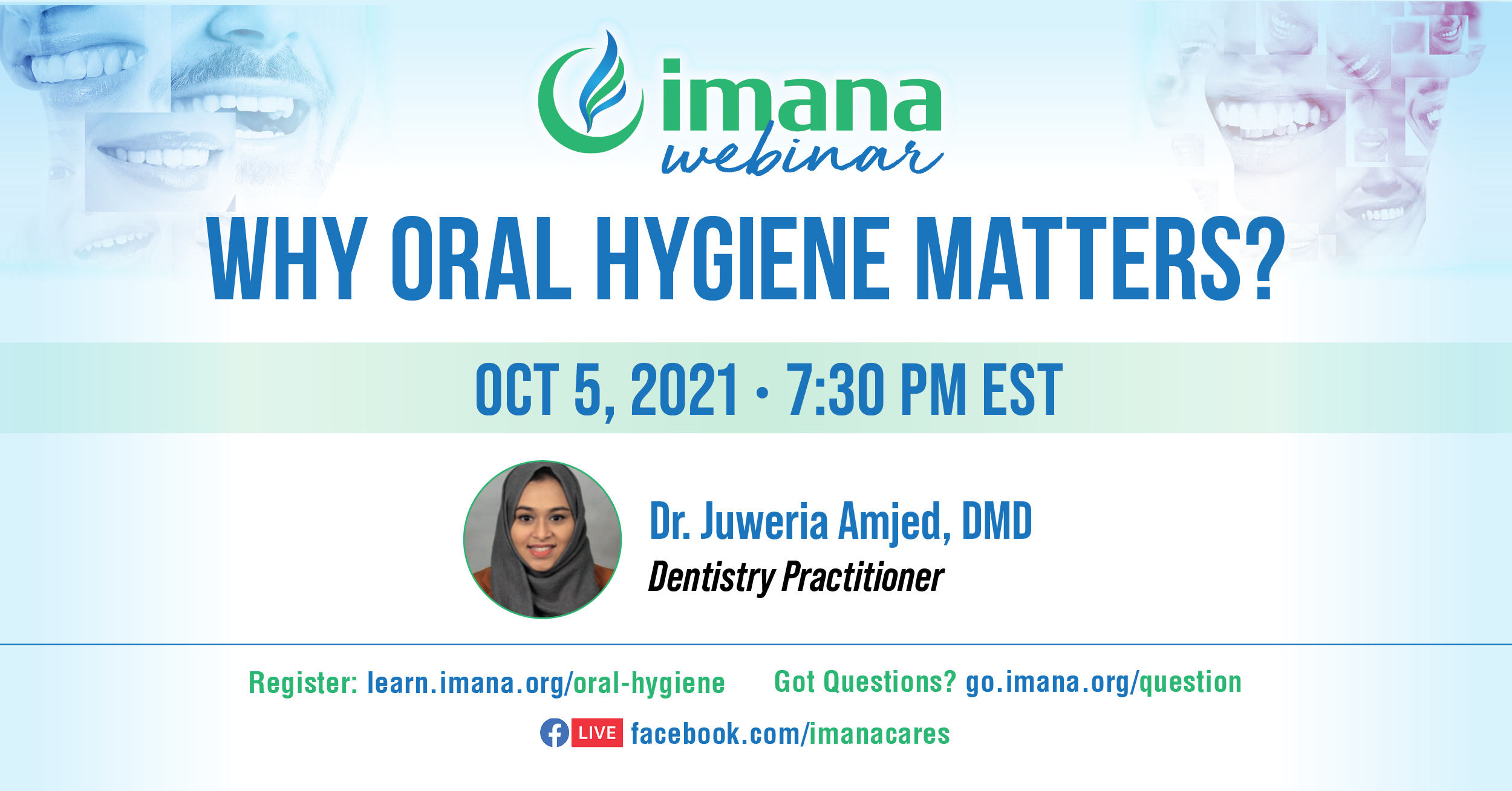 Why oral hygiene matters? Imana webinar